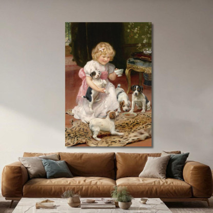 Troppo Caldo Arthur John Elsley aje16 quadro stampato su tela