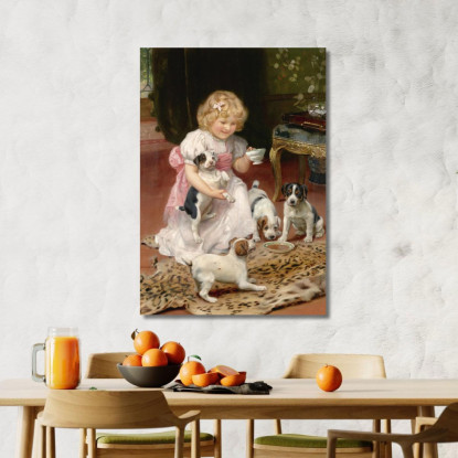 Troppo Caldo Arthur John Elsley aje16 quadro stampato su tela