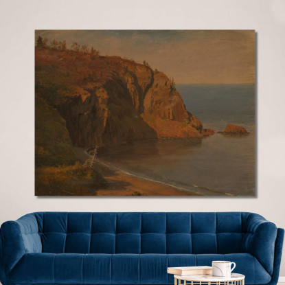 Costa Dell'Isola Grand Manan Canada Frederic Edwin Church fec5 quadro stampato su tela