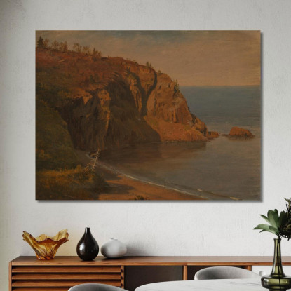 Costa Dell'Isola Grand Manan Canada Frederic Edwin Church fec5 quadro stampato su tela