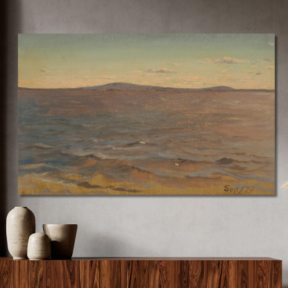 Onde Sulla Costa Del Maine Frederic Edwin Church fec41 quadro stampato su tela