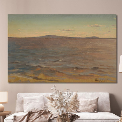 Onde Sulla Costa Del Maine Frederic Edwin Church fec41 quadro stampato su tela