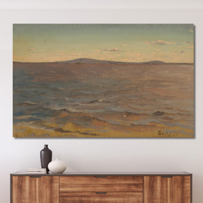 Onde Sulla Costa Del Maine Frederic Edwin Church fec41 quadro stampato su tela