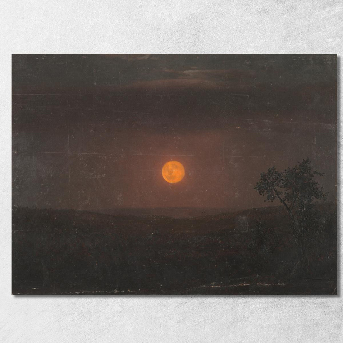 Fattoria Di Church Al Chiaro Di Luna Frederic Edwin Church fec43 quadro stampato su tela Fattoria Di Church Al Chiaro Di Luna Frederic Edwin Church fec43 quadro stampato su tela
