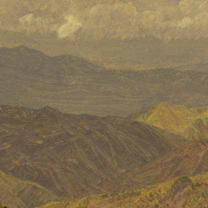 Paesaggio Montuoso Ii Frederic Edwin Church fec49 quadro stampato su tela