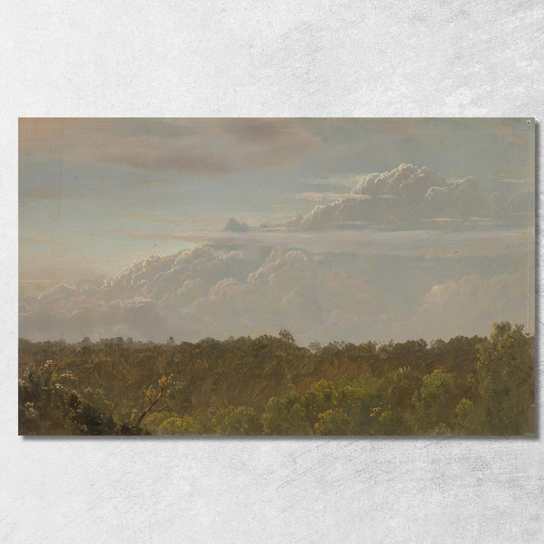 Nubi Temporalesche Giamaica Frederic Edwin Church fec109 quadro stampato su tela Nubi Temporalesche Giamaica Frederic Edwin Church fec109 quadro stampato su tela