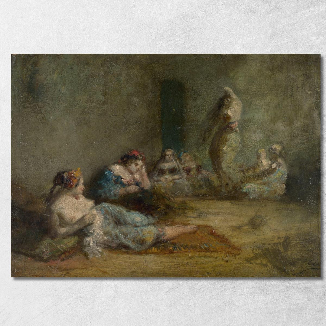 L'Harem Félix Ziem fzm67 quadro stampato su tela L'Harem Félix Ziem fzm67 quadro stampato su tela