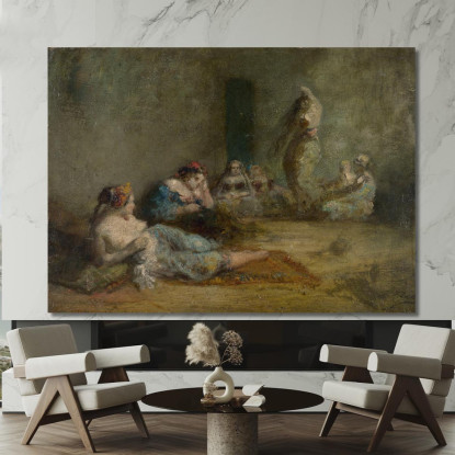 L'Harem Félix Ziem fzm67 quadro stampato su tela