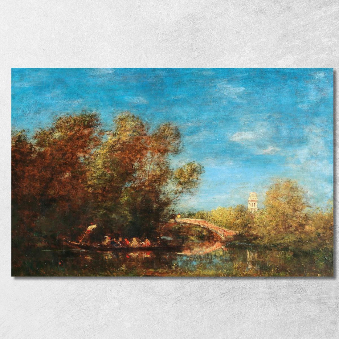 I Giardini Di Venezia Félix Ziem fzm80 quadro stampato su tela I Giardini Di Venezia Félix Ziem fzm80 quadro stampato su tela