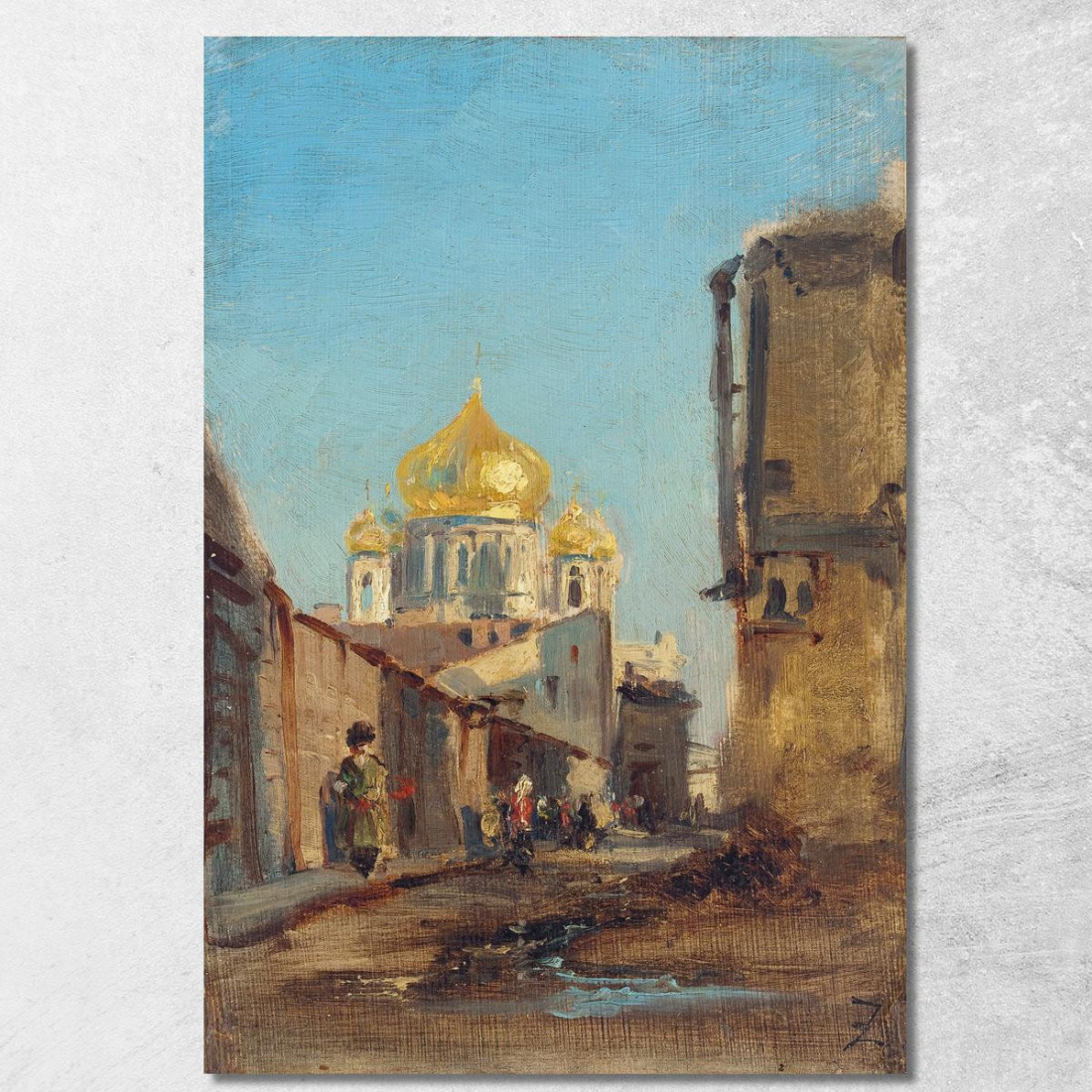 Tobolsk Siberia Félix Ziem fzm124 quadro stampato su tela Tobolsk Siberia Félix Ziem fzm124 quadro stampato su tela