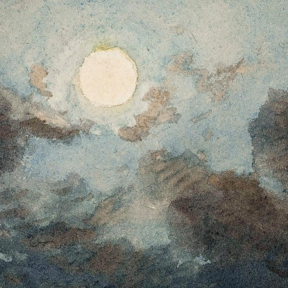 Venezia Chiaro Di Luna Félix Ziem fzm140 quadro stampato su tela