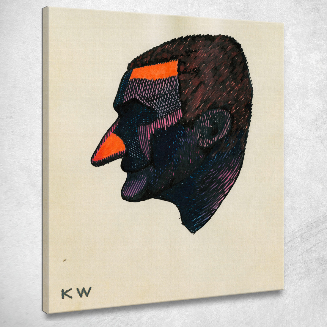 Studio Principale Dal Profilo 10 Fogli Graz Ii Karl Wiener kwn278 quadro stampato su tela Studio Principale Dal Profilo 10 Fogli Graz Ii Karl Wiener kwn278 quadro stampato su tela