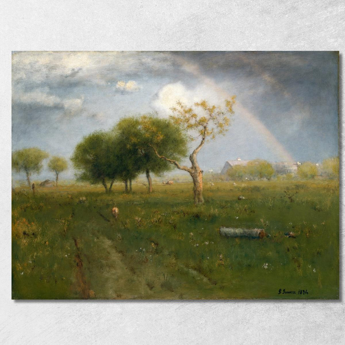 Dopo Un Temporale Estivo George Inness gin5 quadro stampato su tela Dopo Un Temporale Estivo George Inness gin5 quadro stampato su tela