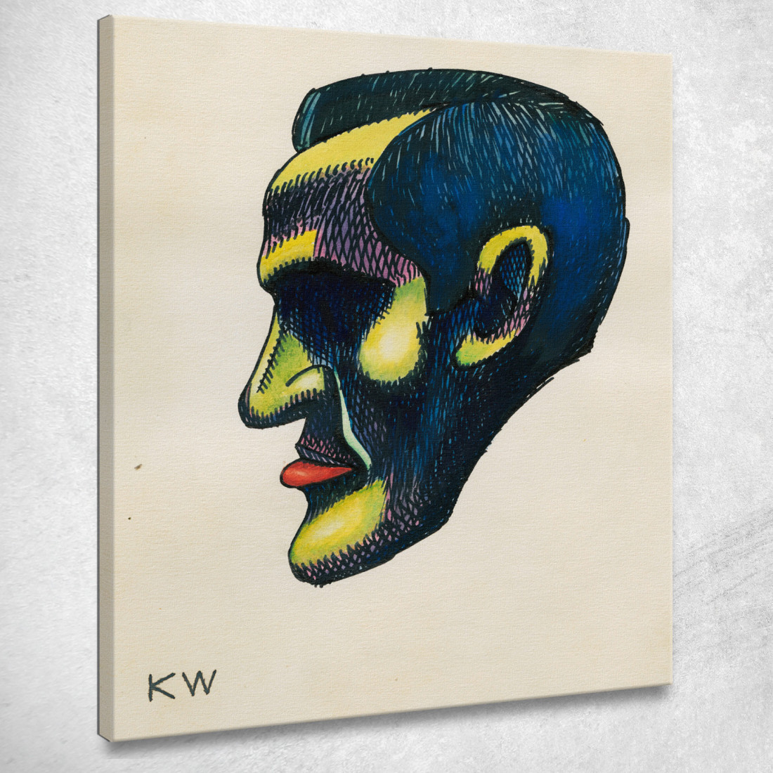 Studio Principale Dal Profilo 10 Fogli Graz Iv Karl Wiener kwn280 quadro stampato su tela Studio Principale Dal Profilo 10 Fogli Graz Iv Karl Wiener kwn280 quadro stampato su tela