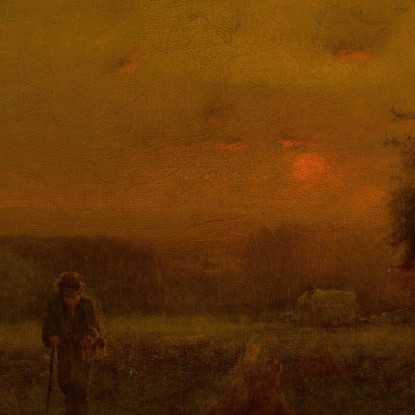 Bagliore Serale George Inness gin28 quadro stampato su tela