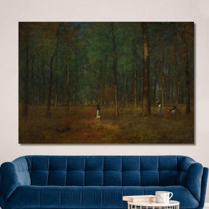 Pini Della Georgia George Inness gin31 quadro stampato su tela