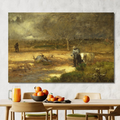 Verso Casa George Inness gin38 quadro stampato su tela