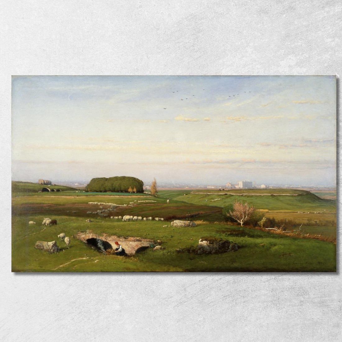 Nella Campagna Romana George Inness gin40 quadro stampato su tela Nella Campagna Romana George Inness gin40 quadro stampato su tela