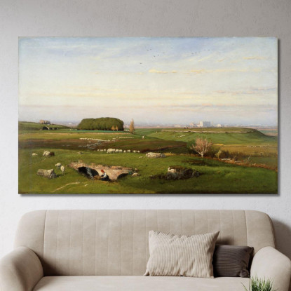 Nella Campagna Romana George Inness gin40 quadro stampato su tela