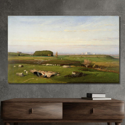 Nella Campagna Romana George Inness gin40 quadro stampato su tela
