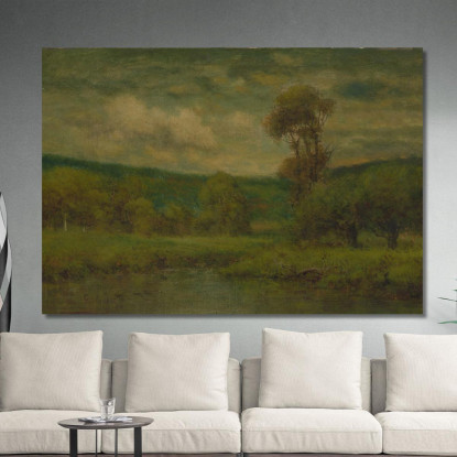 Paesaggio 2 George Inness gin47 quadro stampato su tela