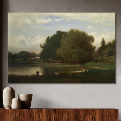 Paesaggio 5 George Inness gin50 quadro stampato su tela