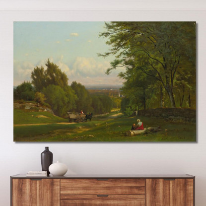 Vicino A Leeds New York George Inness gin65 quadro stampato su tela