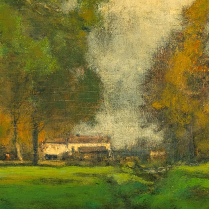 Ottobre George Inness gin69 quadro stampato su tela