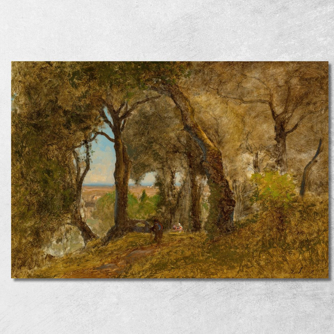 Olivi Ad Albano Italia George Inness gin70 quadro stampato su tela Olivi Ad Albano Italia George Inness gin70 quadro stampato su tela