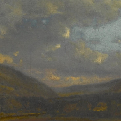 Sul Fiume Delaware George Inness gin71 quadro stampato su tela