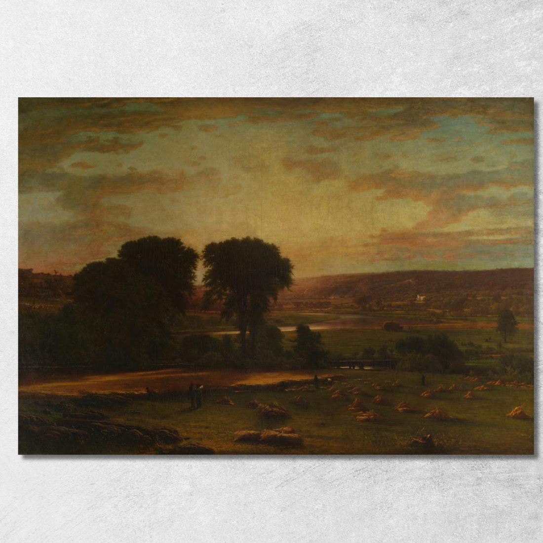 Pace E Abbondanza George Inness gin75 quadro stampato su tela Pace E Abbondanza George Inness gin75 quadro stampato su tela