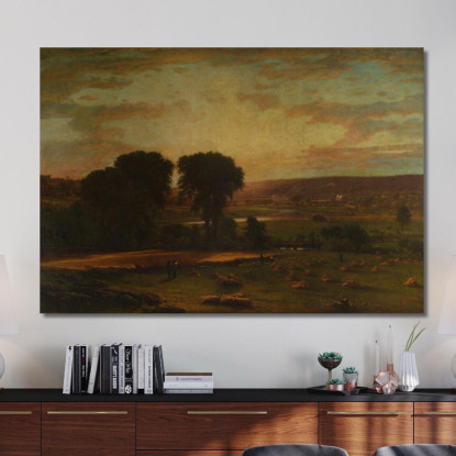 Pace E Abbondanza George Inness gin75 quadro stampato su tela