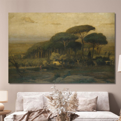 Boschetto Di Pini Della Villa Barberini George Inness gin77 quadro stampato su tela