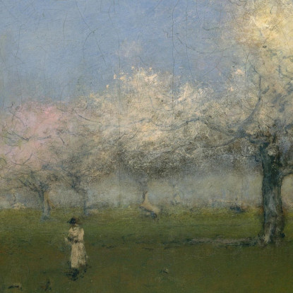 Fiori Primaverili Montclair New Jersey George Inness gin81 quadro stampato su tela