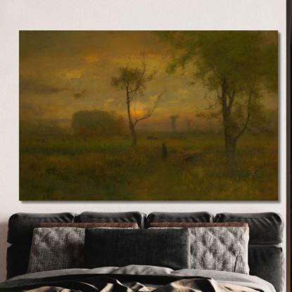 Alba George Inness gin85 quadro stampato su tela