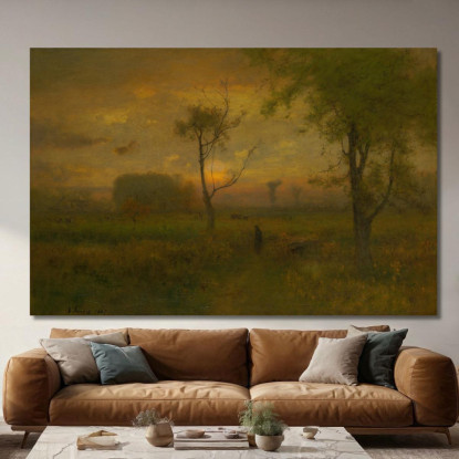 Alba George Inness gin85 quadro stampato su tela