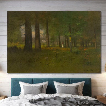 Il Margine Della Foresta George Inness gin90 quadro stampato su tela
