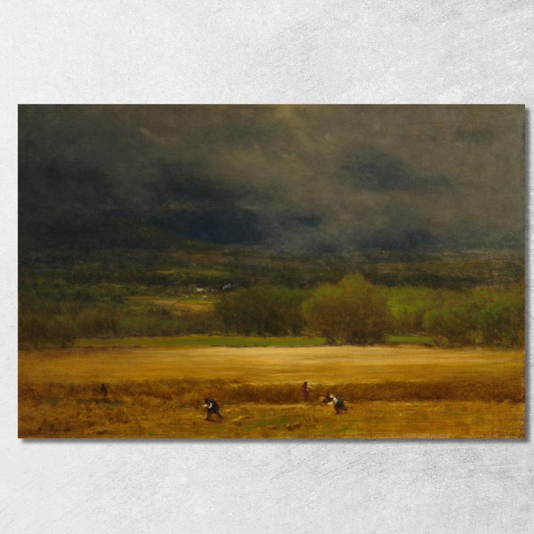 Il Campo Di Grano George Inness gin103 quadro stampato su tela Il Campo Di Grano George Inness gin103 quadro stampato su tela