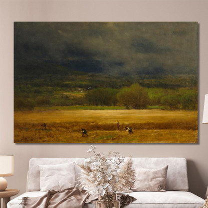Il Campo Di Grano George Inness gin103 quadro stampato su tela