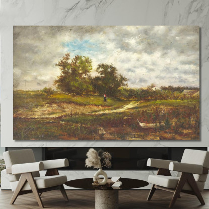 Pascio In Collina George Inness gin107 quadro stampato su tela