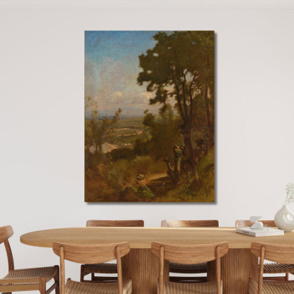 Valle Vicino A Perugia George Inness gin108 quadro stampato su tela
