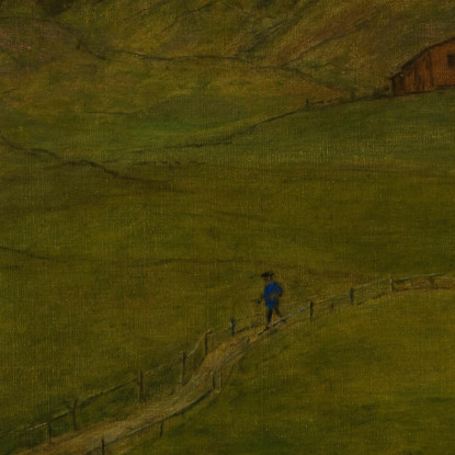 Sera In Svizzera Ii Hans Thoma hth1 quadro stampato su tela