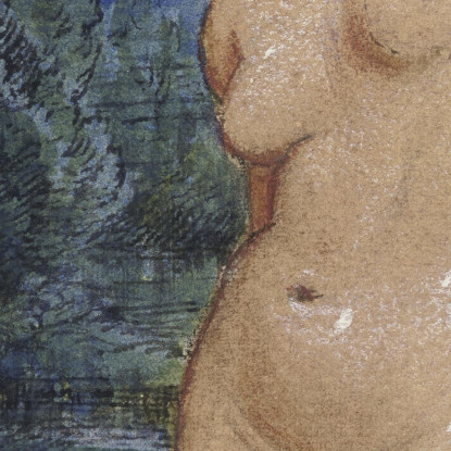 Adamo Ed Eva Hans Thoma hth3 quadro stampato su tela