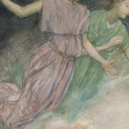 Angeli – Annunciazione Hans Thoma hth8 quadro stampato su tela