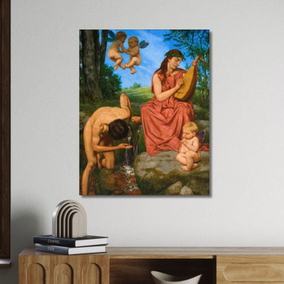 La Fonte Hans Thoma hth27 quadro stampato su tela