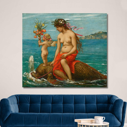 Attraverso Le Onde Hans Thoma hth30 quadro stampato su tela