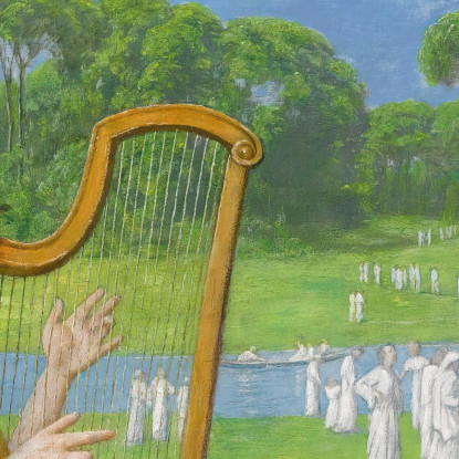 Melodia Di Primavera Hans Thoma hth40 quadro stampato su tela