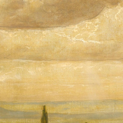 Paesaggio Hans Thoma hth48 quadro stampato su tela