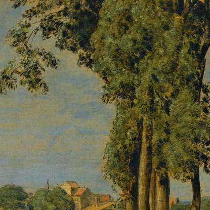 Sulle Rive Del Fiume Meno Hans Thoma hth55 quadro stampato su tela