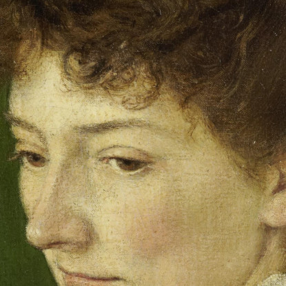 Ritratto Di Ida Müller Nata Scholderer Hans Thoma hth61 quadro stampato su tela